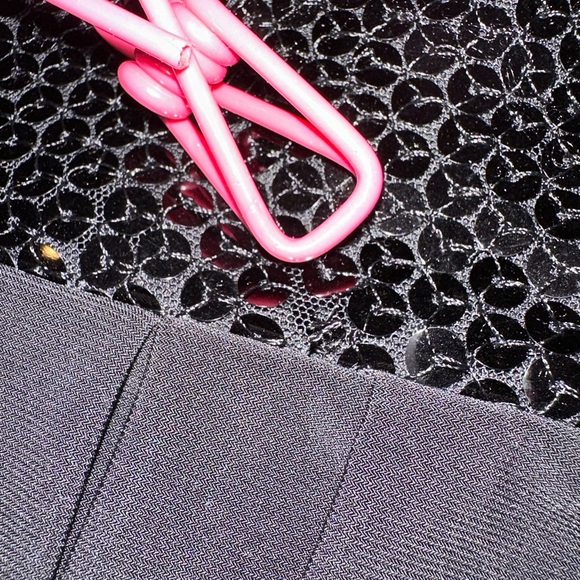 Black Sequin spaghetti strap Cocktail or formal dance mini‎ skirt Dress, sz 9/10 - Picture 10 of 10